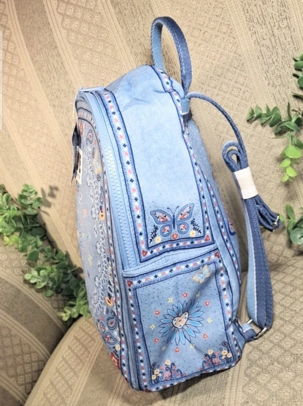 Brighton Bandana Love Denim Backpack